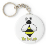 The Bee Lady yellow keychains