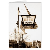 The Beer Depot - Vintage Ann Arbor, Michigan Greeting Cards