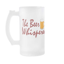 The Beer Whisperer Frosted Mug