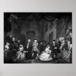 The Beggar's Opera, Scene III, Act XI, c.1728 Poster