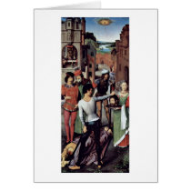 The Beheading Of John The Baptist By Hans Memling Greeting Cards