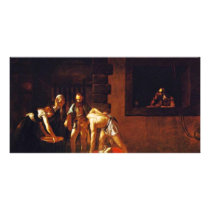 The Beheading Of John The Baptist For The Oratory Customized Photo Card