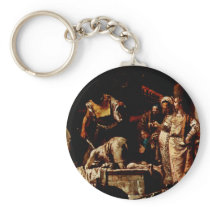 The Beheading Of John The Baptist Keychain