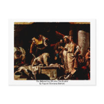 The Beheading Of John The Baptist Postcards