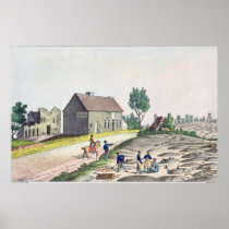 The Belle Alliance Farm after  Battle of Posters