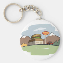 The best burger restaurant key chains