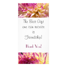 The Best Gift one can receive is Friendship! Photo Card Template