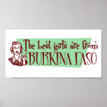 The Best Girls are from Burkina Faso posters
