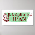 The Best Girls are from Iran posters