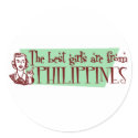 The Best Girls are from Philippines stickers