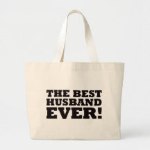 The Best Husband Ever Canvas Bags