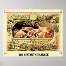 The Best in the Market ~ 1872. Print