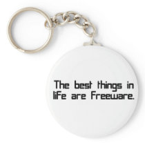 The best things in life are freeware key chain
