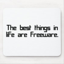 The best things in life are freeware mouse pads