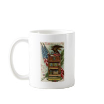The Betsey Ross House, Eagle & Flag Coffee Mugs