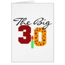 The Big 3-0 Greeting Cards