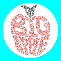 THE BIG APPLE stickers