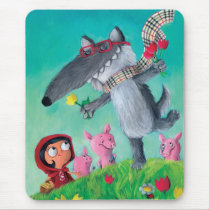 The Big Bad Wolf Mouse Pad