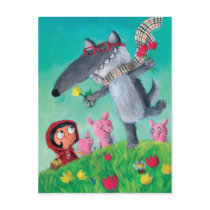 The Big Bad Wolf Post Card