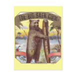 The Big Baer Cigar Label Post Cards
