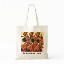 The big band, alankenny.com tote bag