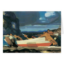 The Big Dory, George Bellows 1913 Card
