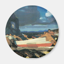 The Big Dory, George Bellows 1913 Refrigerator Magnets