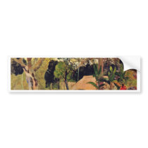 The Big Tree (Te Rahi Raau) By Gauguin Paul Bumper Sticker