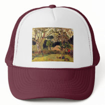The Big Tree (Te Rahi Raau) By Gauguin Paul Mesh Hat