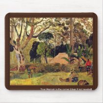 The Big Tree (Te Rahi Raau) By Gauguin Paul Mouse Pads