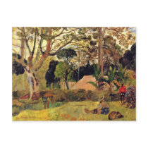 The Big Tree (Te Rahi Raau) By Gauguin Paul Postcards