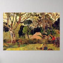 The Big Tree (Te Rahi Raau) By Gauguin Paul Poster