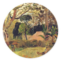 The Big Tree (Te Rahi Raau) By Gauguin Paul Sticker