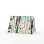 The Birch Forest Card
