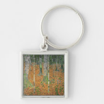 The Birch Wood, 1903 Keychain