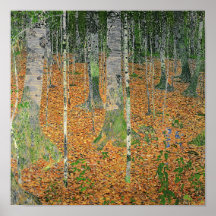 The Birch Wood, 1903 Poster