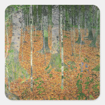 The Birch Wood, 1903 Square Stickers