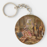 The Birth of Old Glory by Percy Moran Keychains