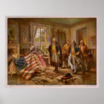 The Birth of Old Glory by Percy Moran Posters