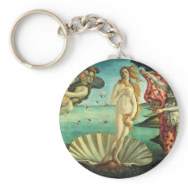 The Birth of Venus by Sandro Botticelli Keychains