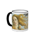 The Birth of Venus (detail) mugs