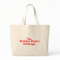 The Birthday Bitches Enourage (Red) Tote Bags