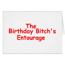 The Birthday Bitches Enourage (Red)