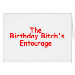The Birthday Bitches Enourage (Red) cards