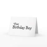 The Birthday Boy Cards