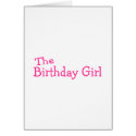 The Birthday Girl Pink cards