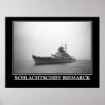 The Bismarck Vintage Poster Print