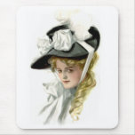 The Black Bonnet Mouse Pads