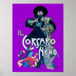 THE BLACK CORSAIR  purple Print