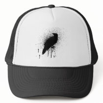 The black crow mesh hat